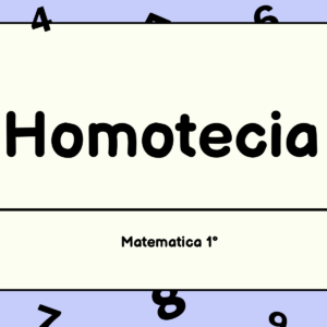 homotecia primero medio